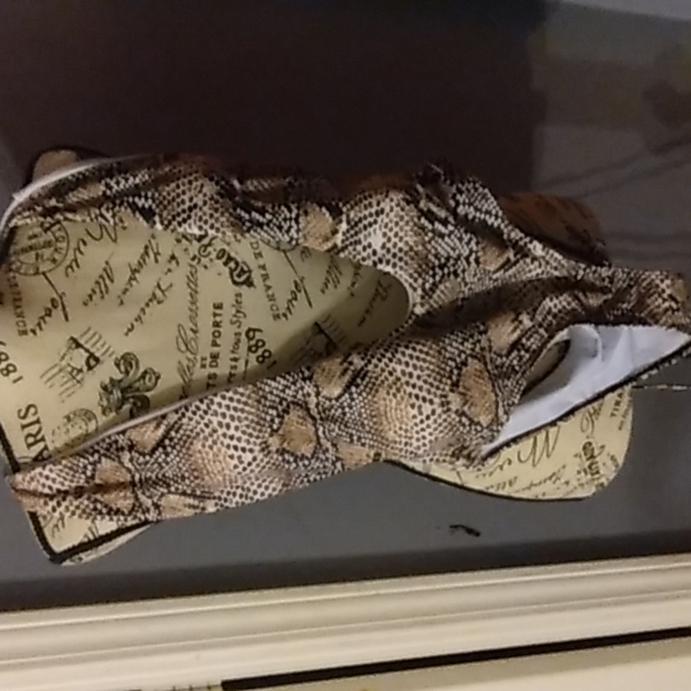Snake skin women swimsuit